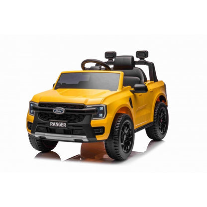 Auto Elettrica per Bambini Ford Ranger 4x4 12V con Telecomando Gialla