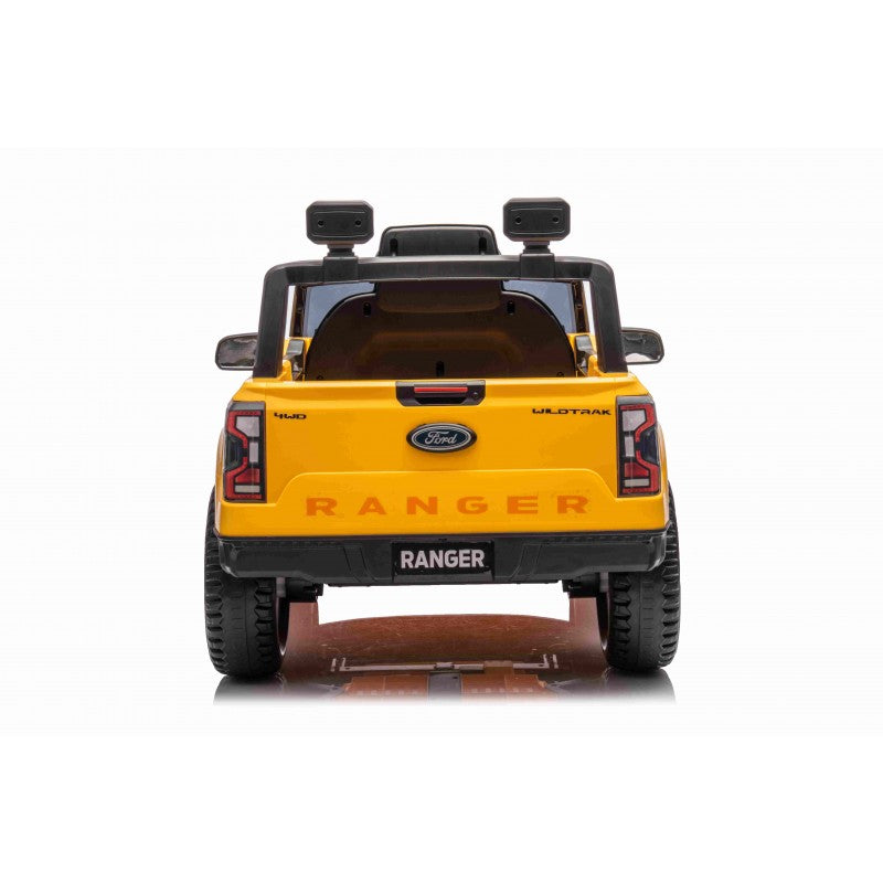 Auto Elettrica per Bambini Ford Ranger 4x4 12V con Telecomando Gialla