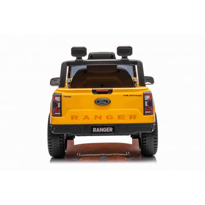 Auto Elettrica per Bambini Ford Ranger 4x4 12V con Telecomando Gialla