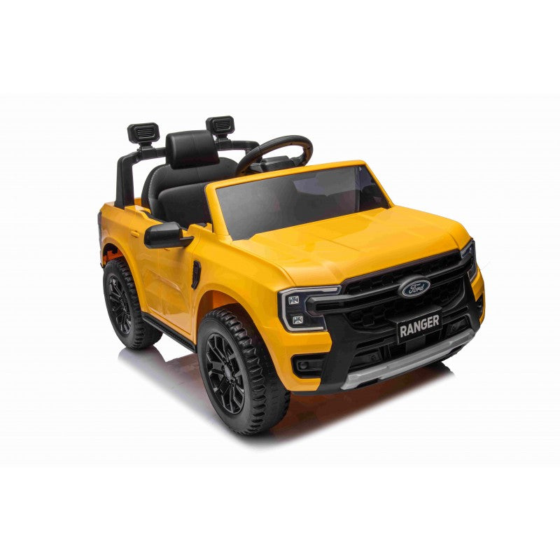 Auto Elettrica per Bambini Ford Ranger 4x4 12V con Telecomando Gialla