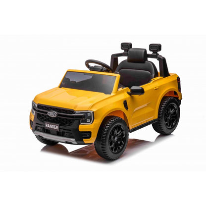 Auto Elettrica per Bambini Ford Ranger 4x4 12V con Telecomando Gialla