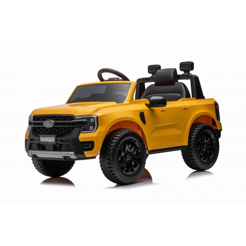 Auto Elettrica per Bambini Ford Ranger 4x4 12V con Telecomando Gialla