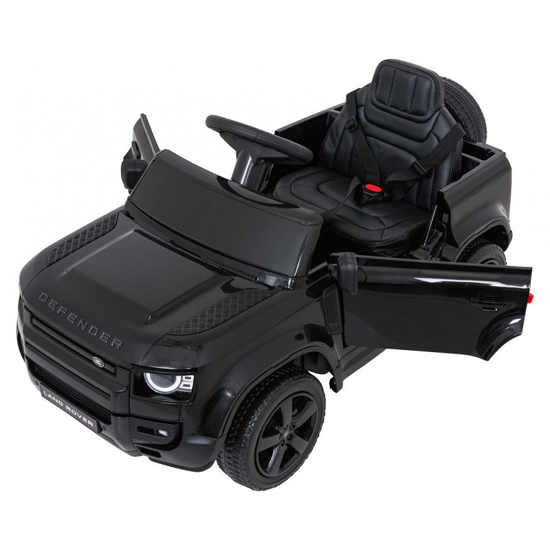Auto Elettrica per Bambini Land Rover Defender 4x4 12V con Telecomando Nera