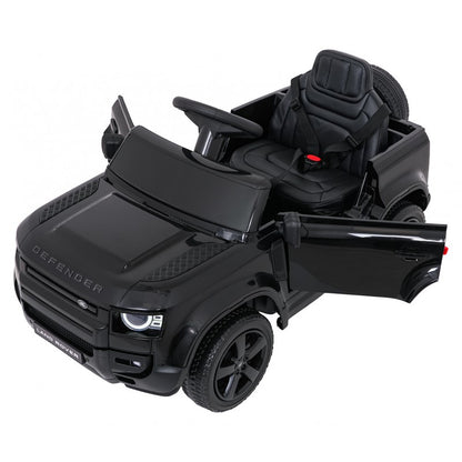 Auto Elettrica per Bambini Land Rover Defender 4x4 12V con Telecomando Nera