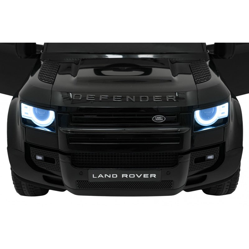 Auto Elettrica per Bambini Land Rover Defender 4x4 12V con Telecomando Nera