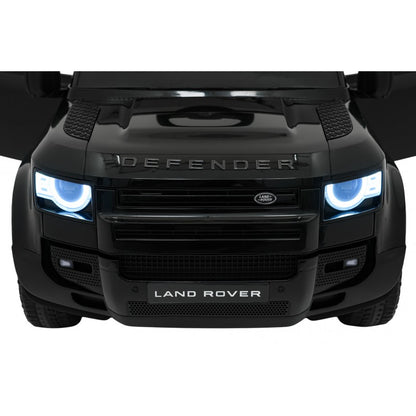 Auto Elettrica per Bambini Land Rover Defender 4x4 12V con Telecomando Nera