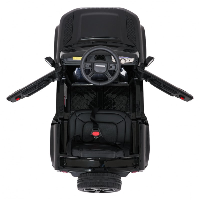 Auto Elettrica per Bambini Land Rover Defender 4x4 12V con Telecomando Nera