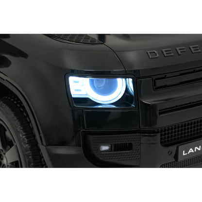 Auto Elettrica per Bambini Land Rover Defender 4x4 12V con Telecomando Nera