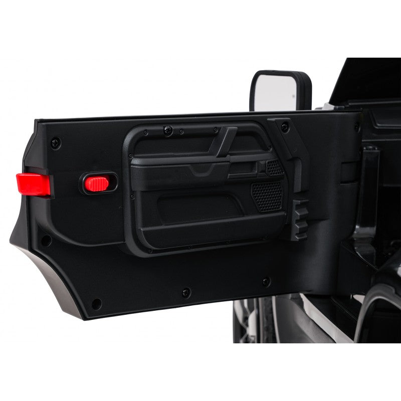 Auto Elettrica per Bambini Land Rover Defender 4x4 12V con Telecomando Nera
