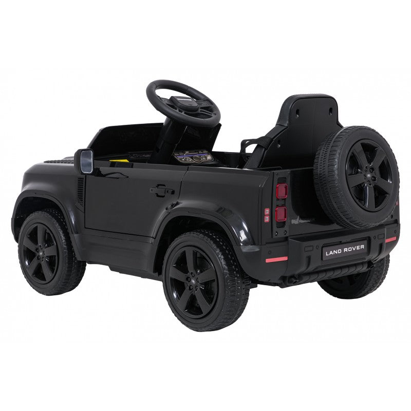 Auto Elettrica per Bambini Land Rover Defender 4x4 12V con Telecomando Nera