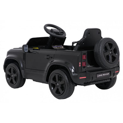 Auto Elettrica per Bambini Land Rover Defender 4x4 12V con Telecomando Nera