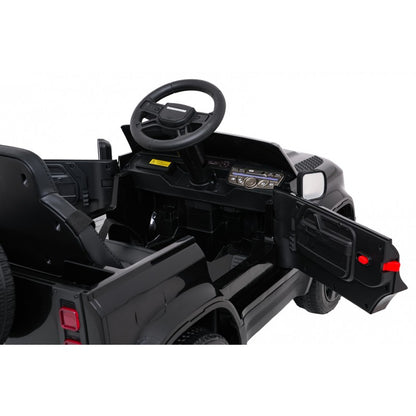 Auto Elettrica per Bambini Land Rover Defender 4x4 12V con Telecomando Nera