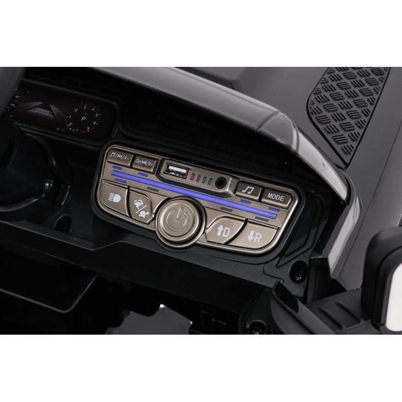 Auto Elettrica per Bambini Land Rover Defender 4x4 12V con Telecomando Nera