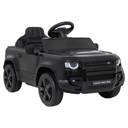 Auto Elettrica per Bambini Land Rover Defender 4x4 12V con Telecomando Nera