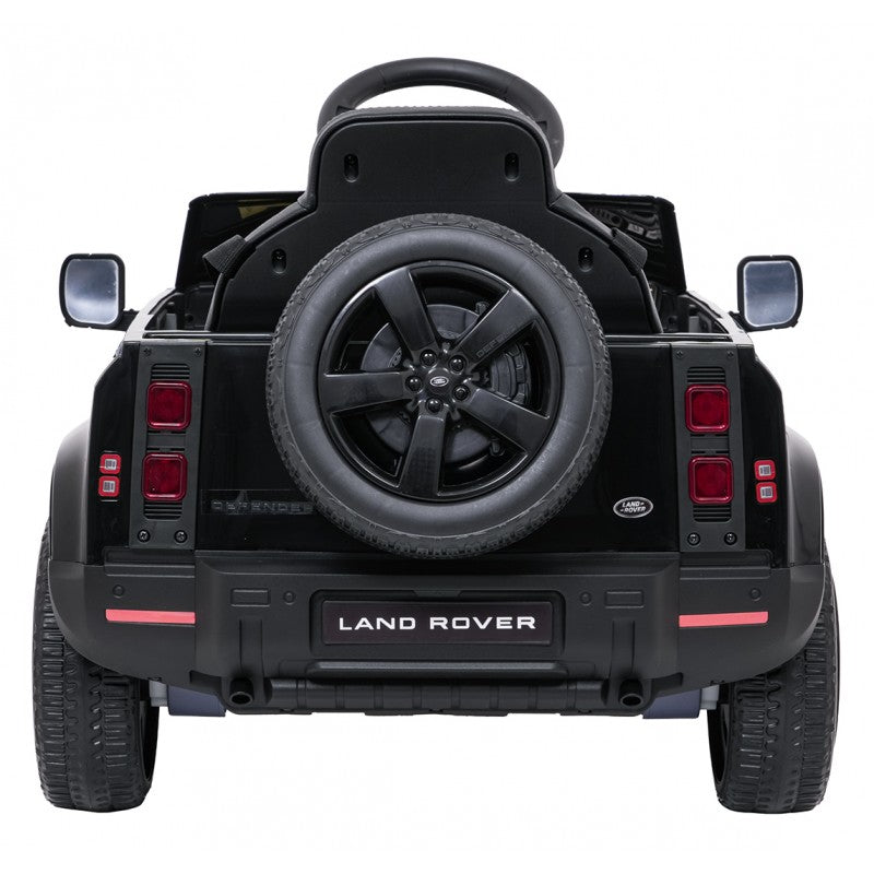 Auto Elettrica per Bambini Land Rover Defender 4x4 12V con Telecomando Nera