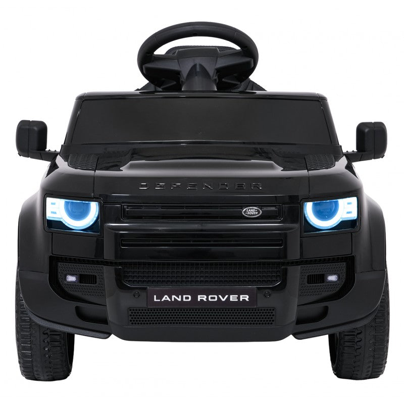 Auto Elettrica per Bambini Land Rover Defender 4x4 12V con Telecomando Nera