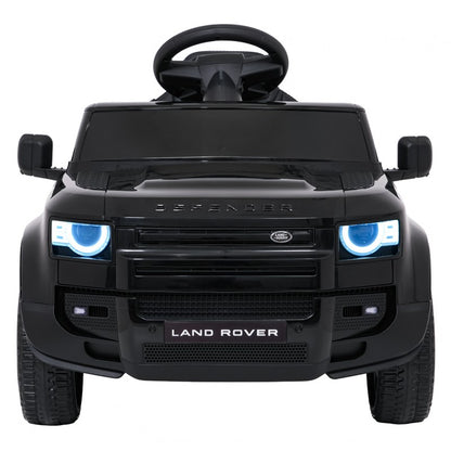 Auto Elettrica per Bambini Land Rover Defender 4x4 12V con Telecomando Nera