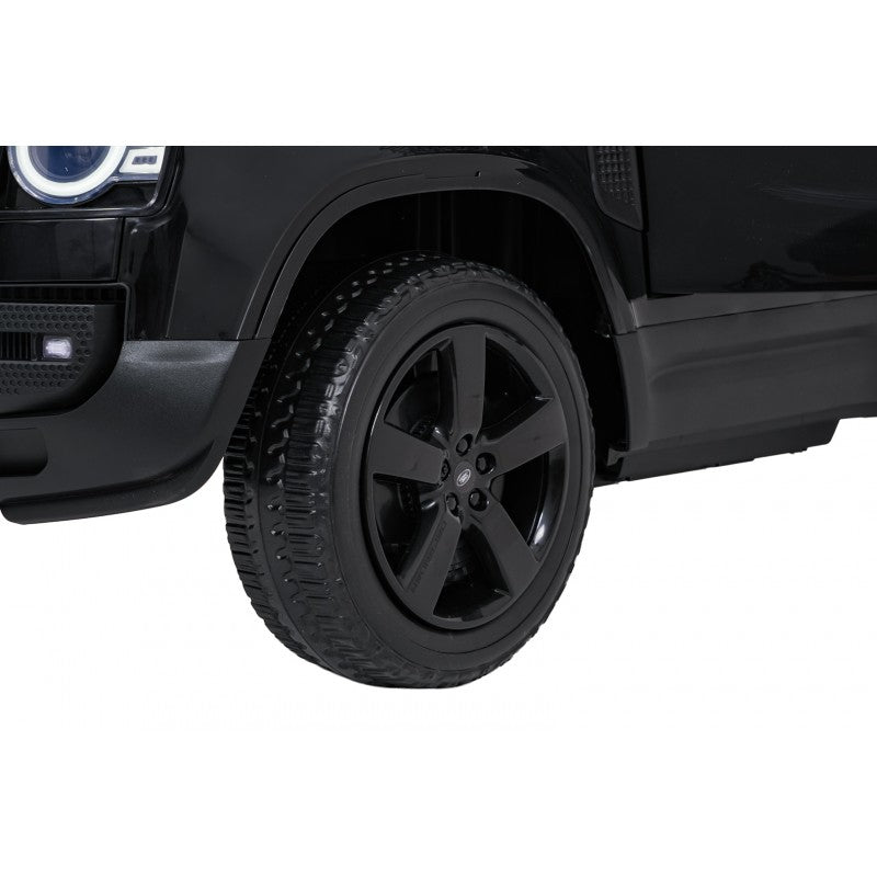 Auto Elettrica per Bambini Land Rover Defender 4x4 12V con Telecomando Nera