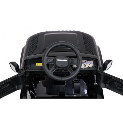 Auto Elettrica per Bambini Land Rover Defender 4x4 12V con Telecomando Nera