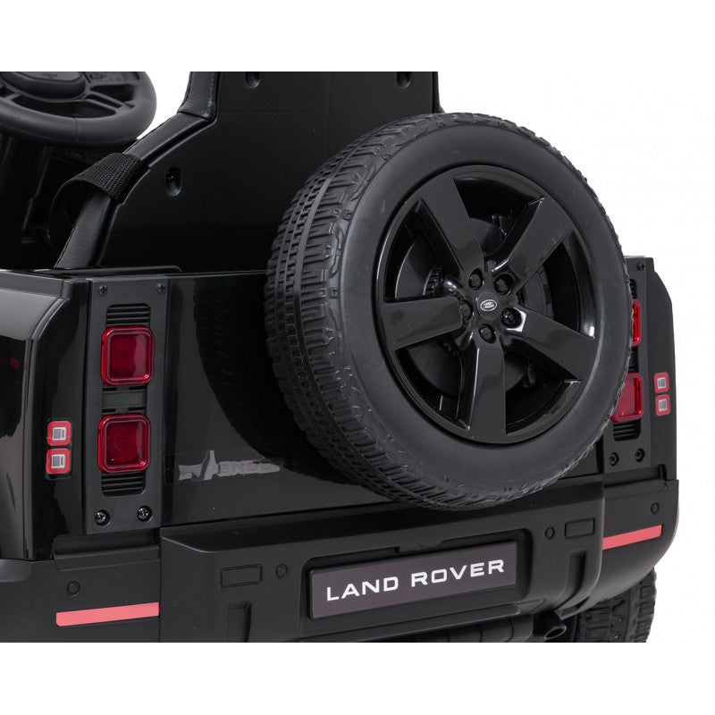 Auto Elettrica per Bambini Land Rover Defender 4x4 12V con Telecomando Nera