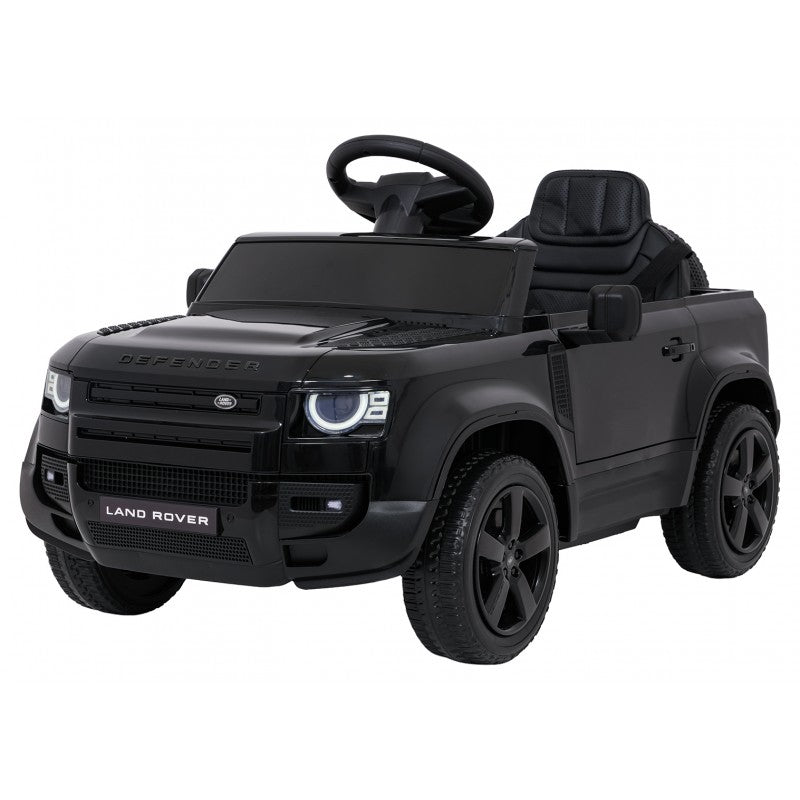 Auto Elettrica per Bambini Land Rover Defender 4x4 12V con Telecomando Nera