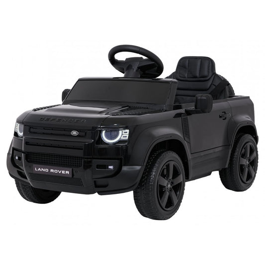 Auto Elettrica per Bambini Land Rover Defender 4x4 12V con Telecomando Nera