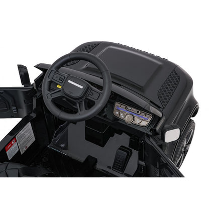 Auto Elettrica per Bambini Land Rover Defender 4x4 12V con Telecomando Nera