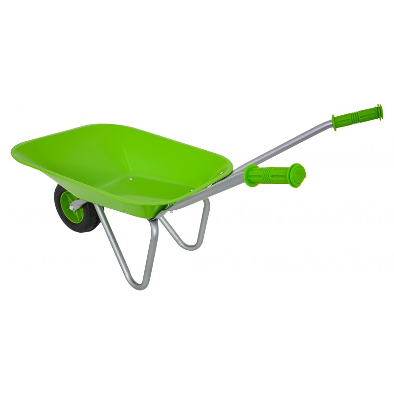 Set da Giardinaggio per Bambini con Carriola e Attrezzi Verde
