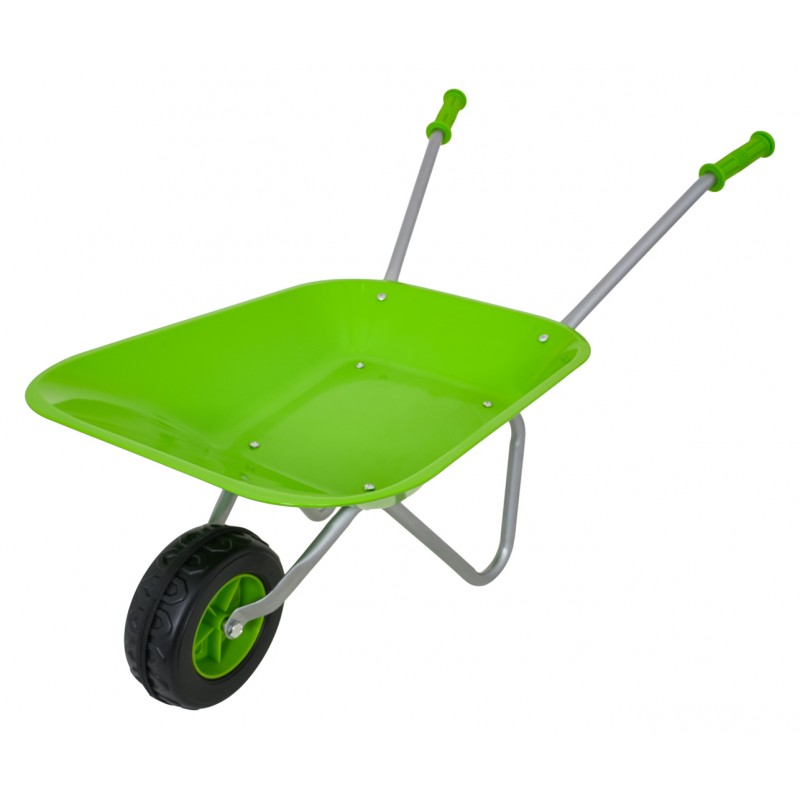 Set da Giardinaggio per Bambini con Carriola e Attrezzi Verde