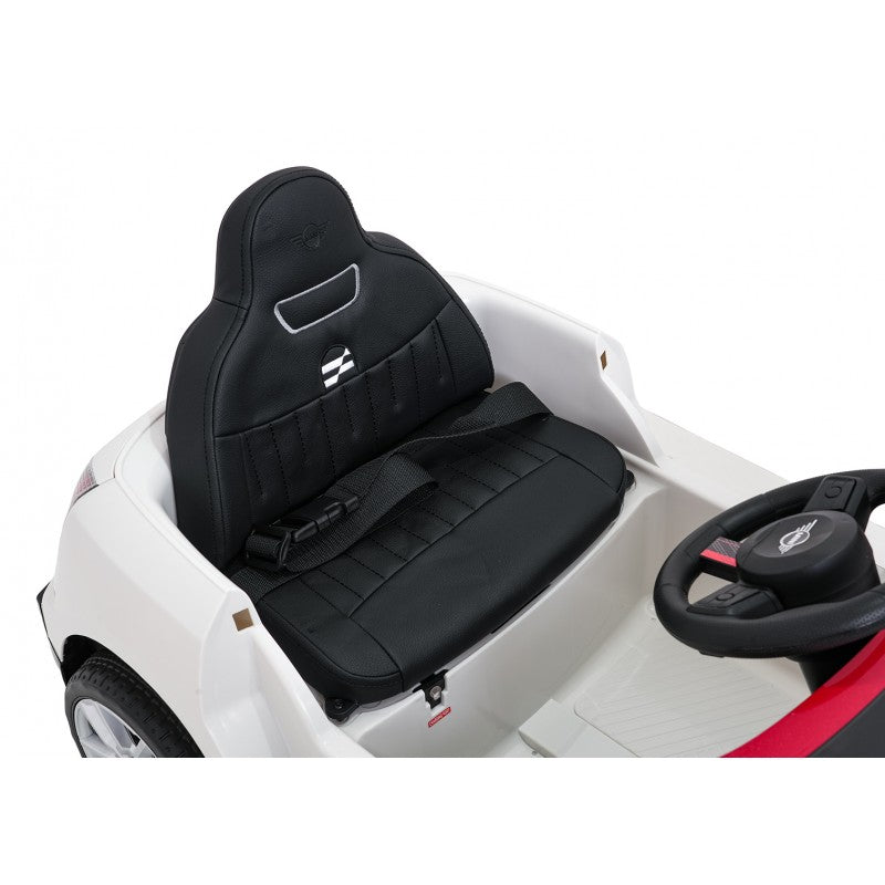 Auto Elettrica per Bambini Mini Cooper 12V con Telecomando Bianca