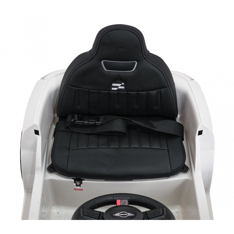 Auto Elettrica per Bambini Mini Cooper 12V con Telecomando Bianca