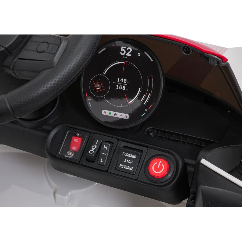 Auto Elettrica per Bambini Mini Cooper 12V con Telecomando Bianca