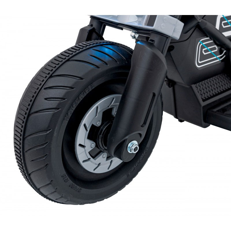 Moto Elettrica per Bambini Future 88 con Rotelle Bianca