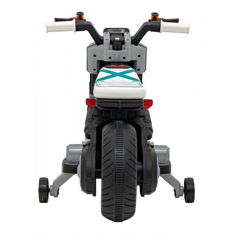 Moto Elettrica per Bambini Future 88 con Rotelle Bianca