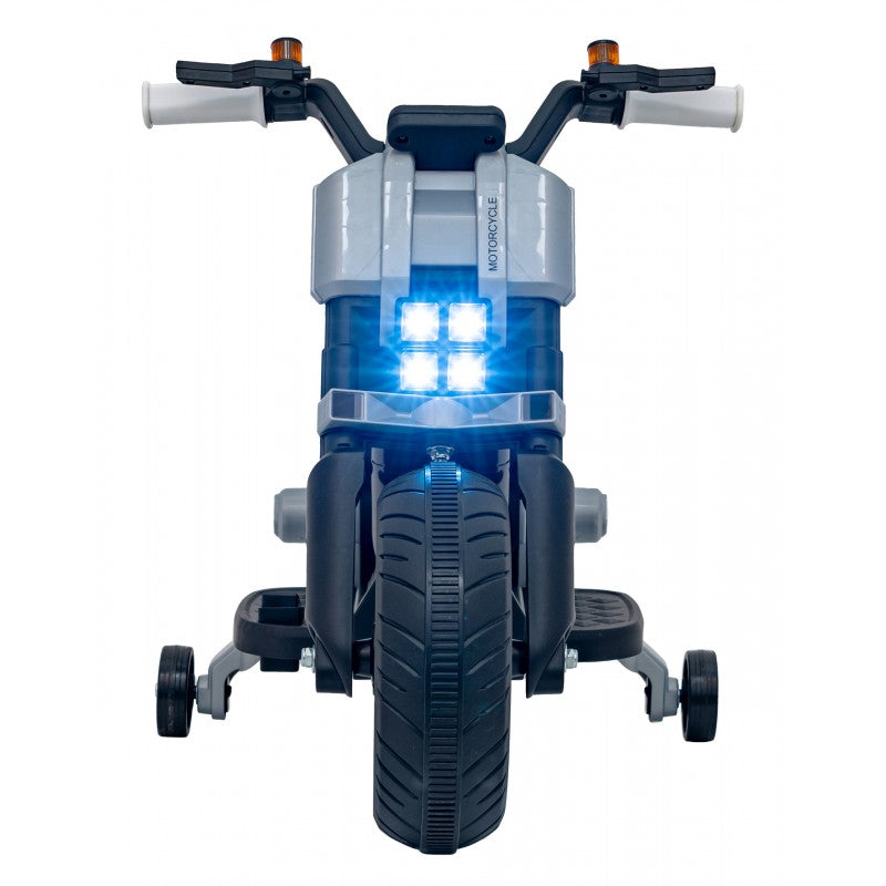 Moto Elettrica per Bambini Future 88 con Rotelle Bianca