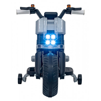 Moto Elettrica per Bambini Future 88 con Rotelle Bianca