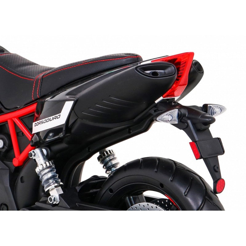 Moto Elettrica per Bambini Aprilia con Rotelle Nera