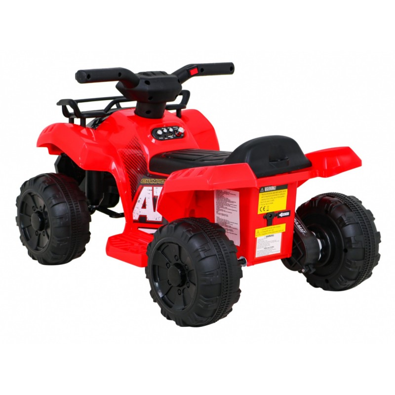 Quad Elettrico per Bambini Storm con Retromarcia Rosso