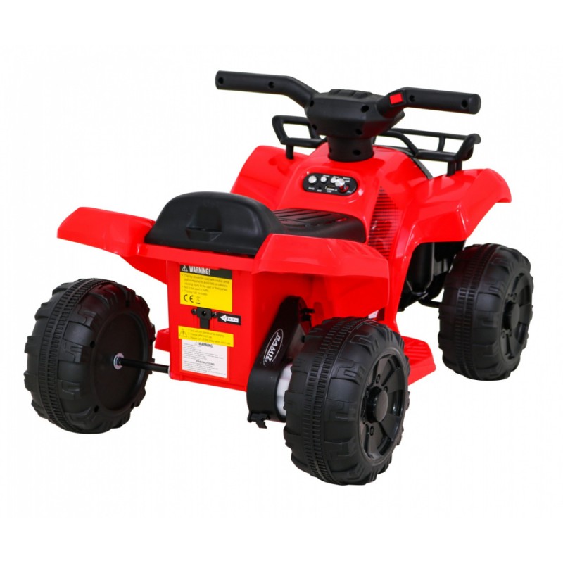 Quad Elettrico per Bambini Storm con Retromarcia Rosso