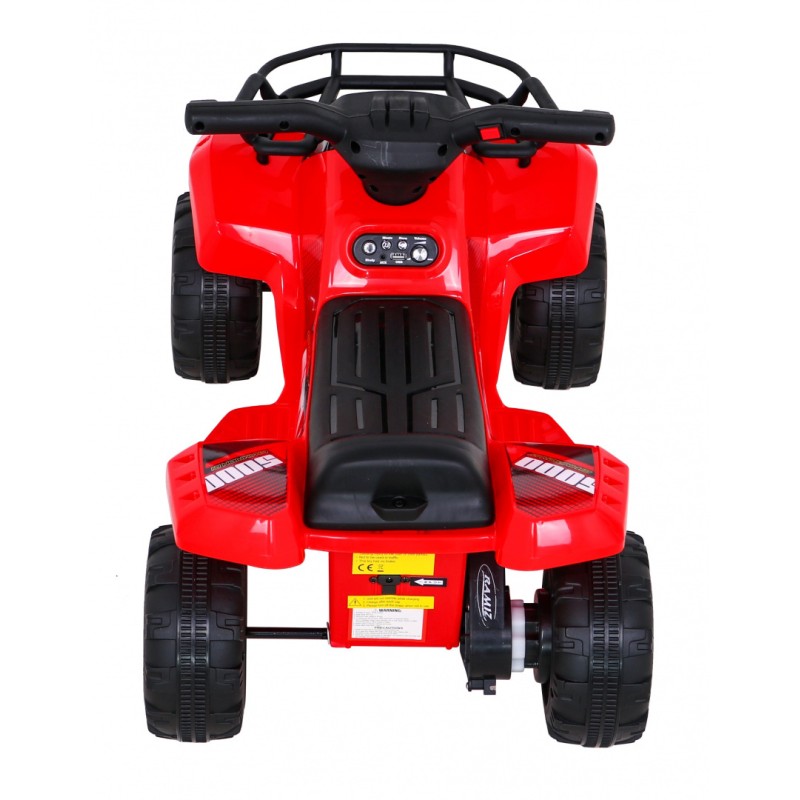 Quad Elettrico per Bambini Storm con Retromarcia Rosso
