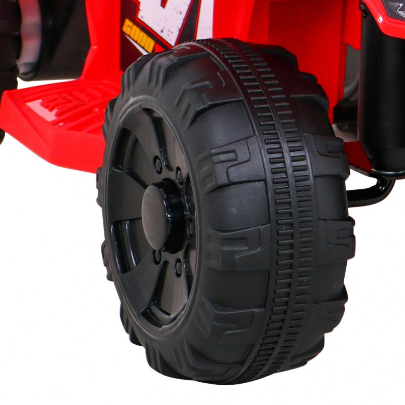 Quad Elettrico per Bambini Storm con Retromarcia Rosso