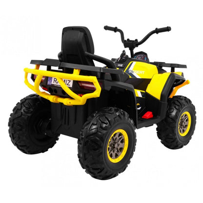 Quad Elettrico per Bambini ATV Desert 4x4 Giallo