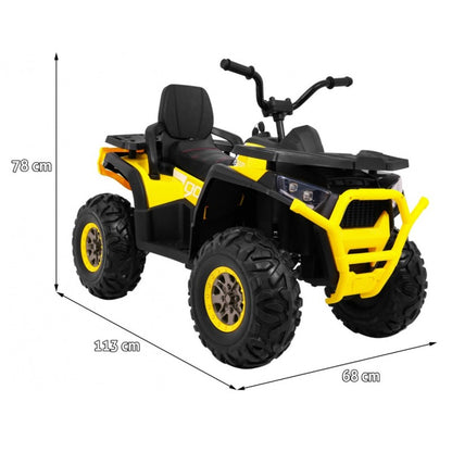 Quad Elettrico per Bambini ATV Desert 4x4 Giallo