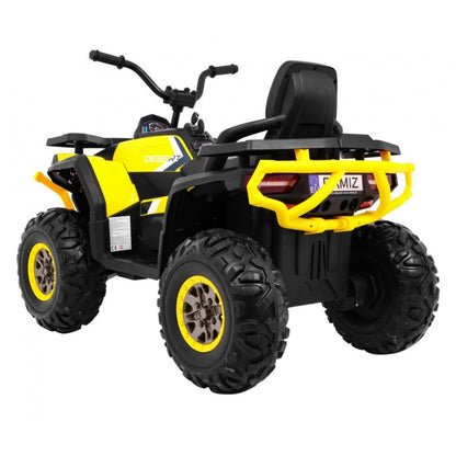 Quad Elettrico per Bambini ATV Desert 4x4 Giallo