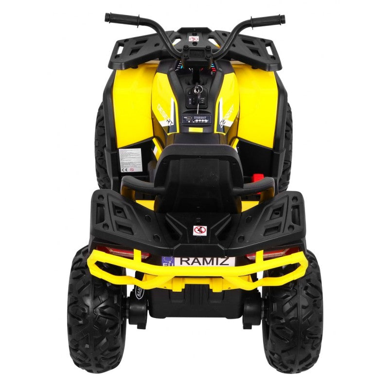 Quad Elettrico per Bambini ATV Desert 4x4 Giallo
