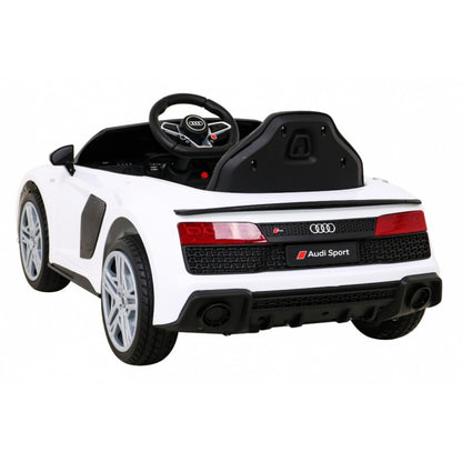 Auto Elettrica per Bambini Audi R8 12V con Telecomando Bianca