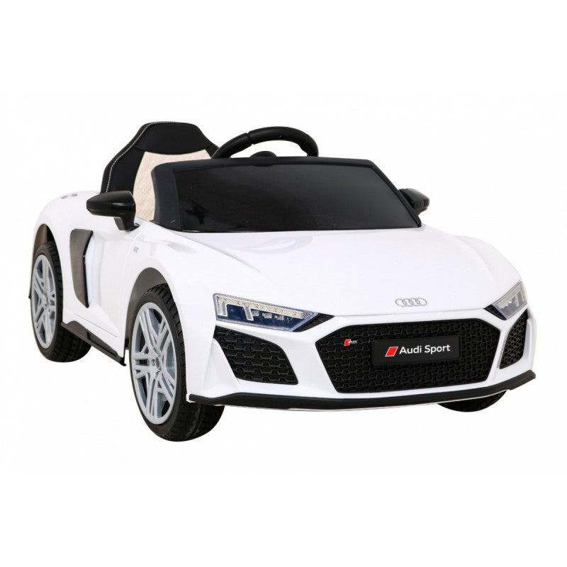 Auto Elettrica per Bambini Audi R8 12V con Telecomando Bianca