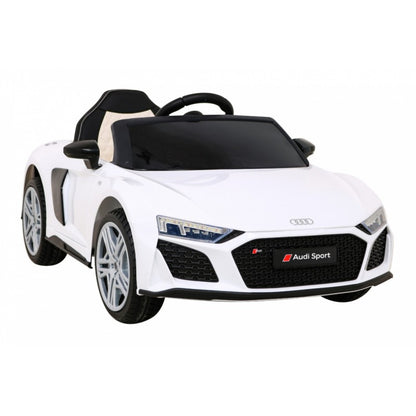 Auto Elettrica per Bambini Audi R8 12V con Telecomando Bianca