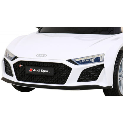 Auto Elettrica per Bambini Audi R8 12V con Telecomando Bianca