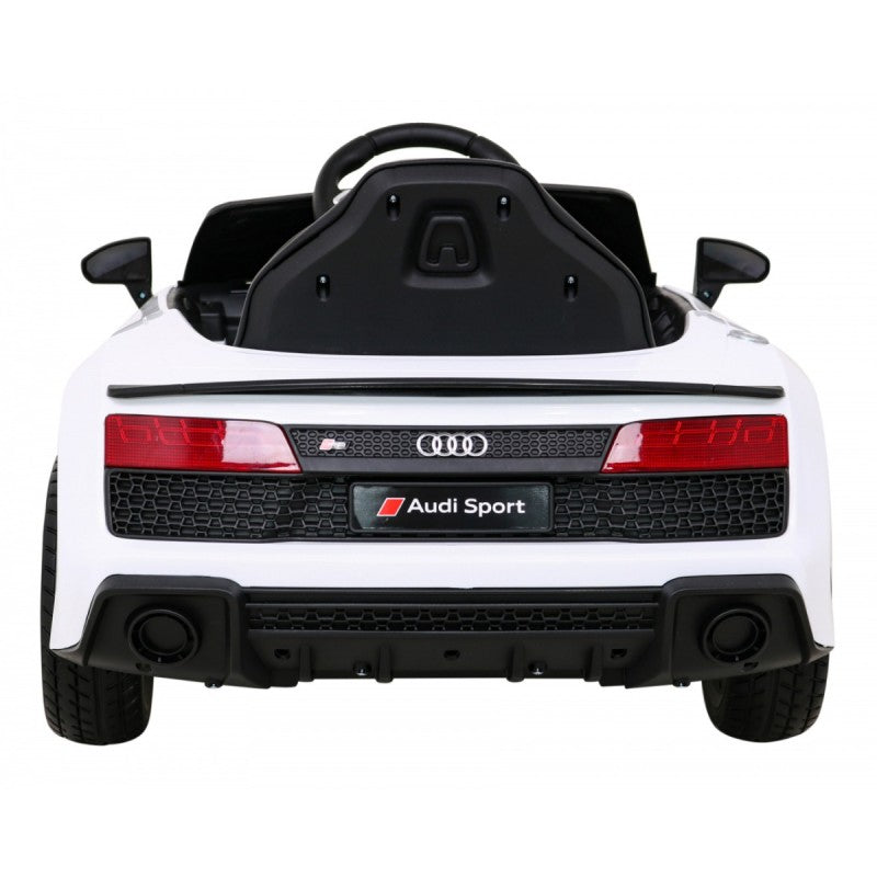 Auto Elettrica per Bambini Audi R8 12V con Telecomando Bianca
